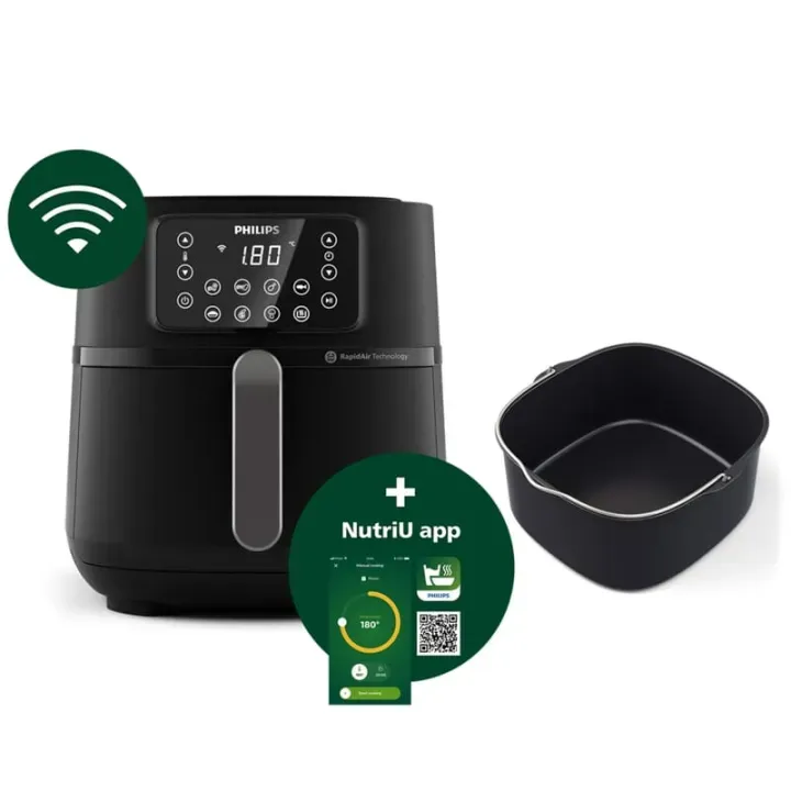 HD9285|Philips Airfryer XXL Connected + Baking pan - LT42200 (N0002)
